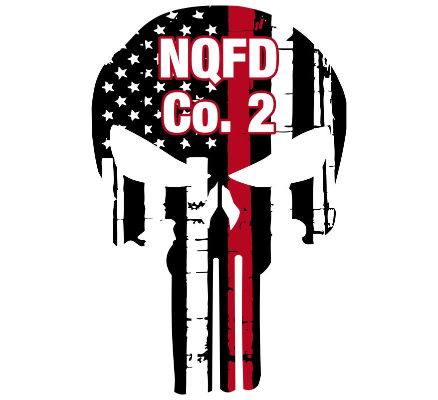 Thin Red Line Punisher NQFD Company 2 Decal