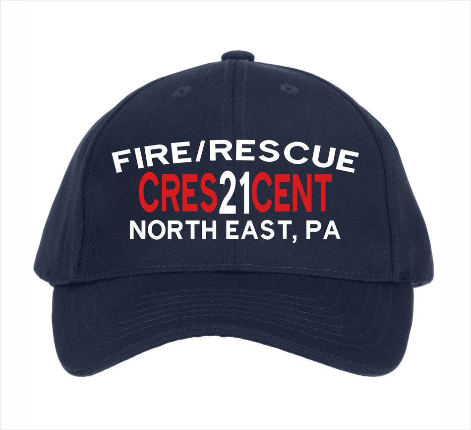 Custom Crescent 21 Fire Rescue Hat