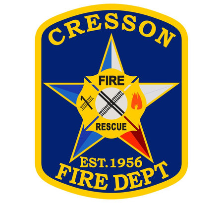 Cresson Fire Department customer decal