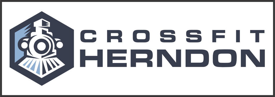 Crossfit Herndon with Logo Magnet 8.6" x 3"