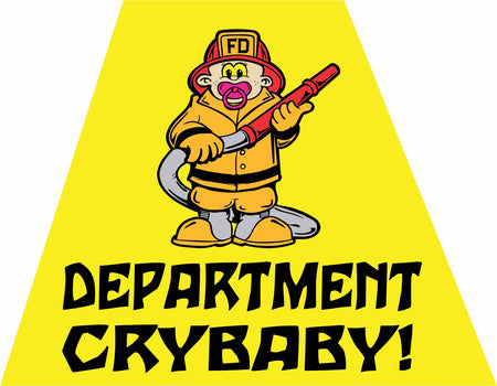 Department Crybaby  Helmet Trapezoid - Powercall Sirens LLC