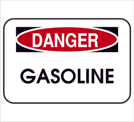 Gasoline Danger Decal