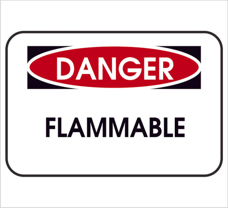 Flammable Danger Decal