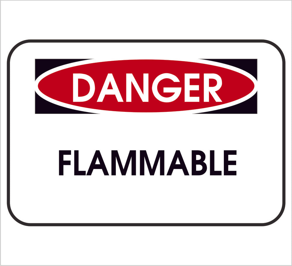 Flammable Danger Decal