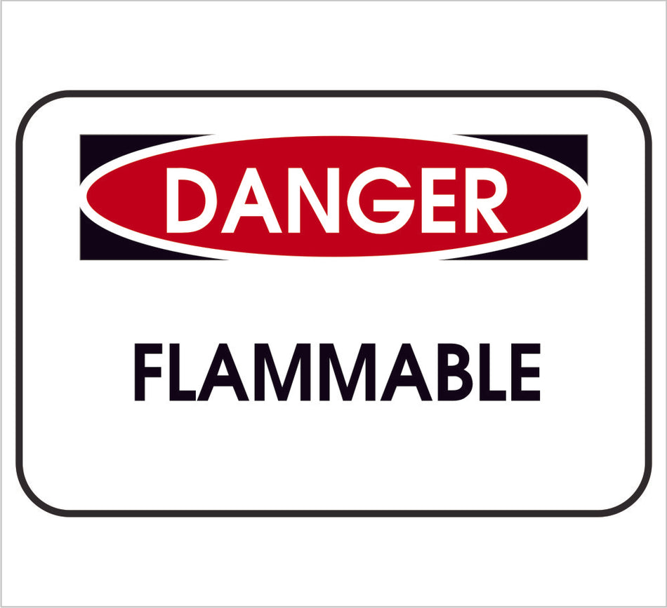 Flammable Danger Decal