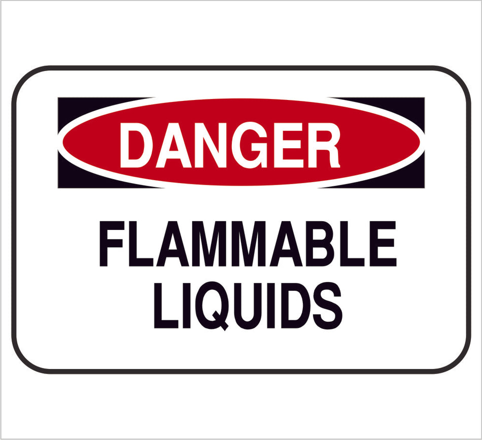 Flammable Liquids Danger Decal