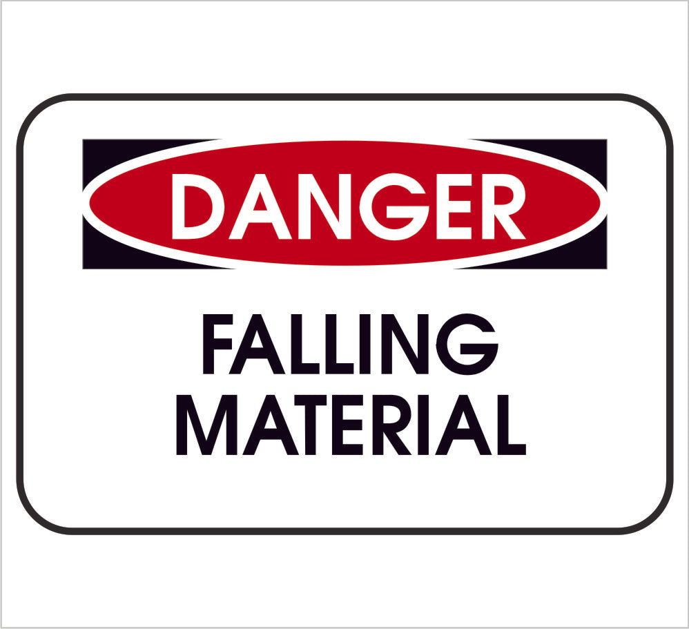 Falling Material Danger Decal