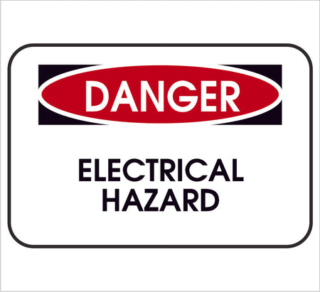 Electrical Hazard Danger Decal