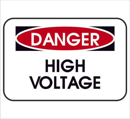High Voltage Danger Decal