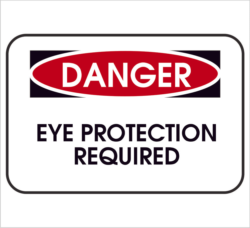 Eye Protection Danger Decal