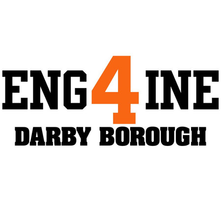 Darby Borough Black/Orange Customer Decal