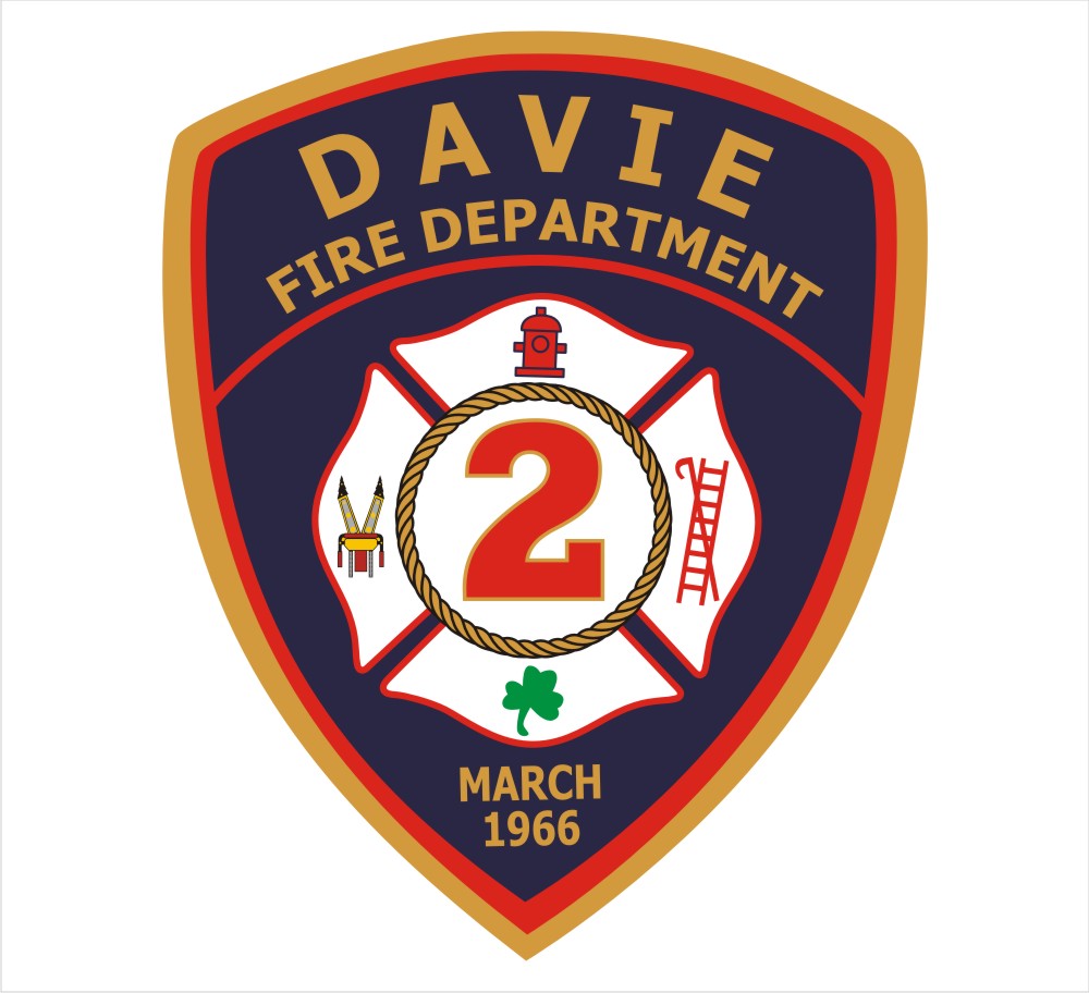 Davie Fire Department Customer Decal