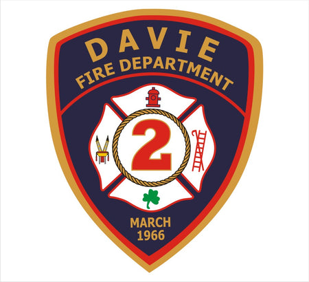 Davie Fire Department Customer Decal