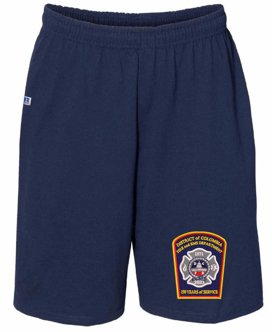 DCFD Fire Boat Embroidered Fleece Shorts - Powercall Sirens LLC