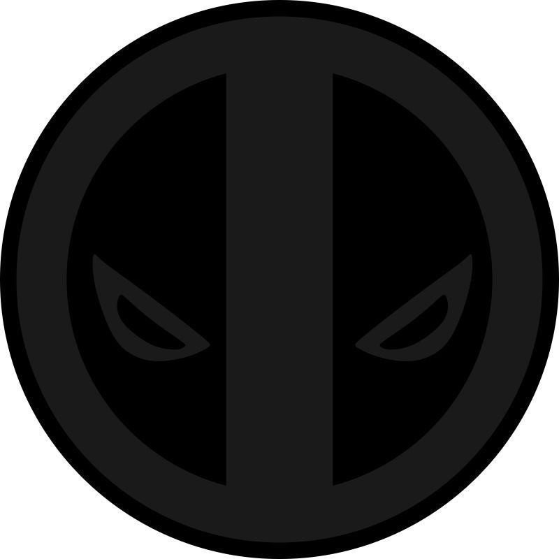 Deadpool Blacklite Reflective Decal - Powercall Sirens LLC