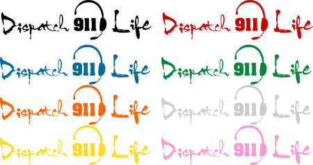 Dispatch Life Headset window decal - Powercall Sirens LLC
