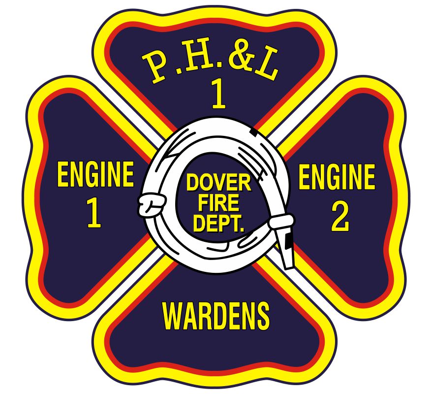 Dover PH&L Fire Department customer Decal