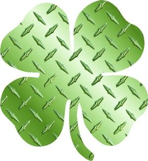 Shamrock and Clover Decals – Powercall Sirens LLC