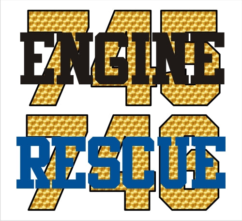 Engine Rescue 745 Customer Decal – Powercall Sirens LLC