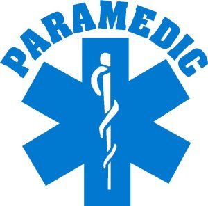Paramedic Star Of Life Decal - Powercall Sirens LLC