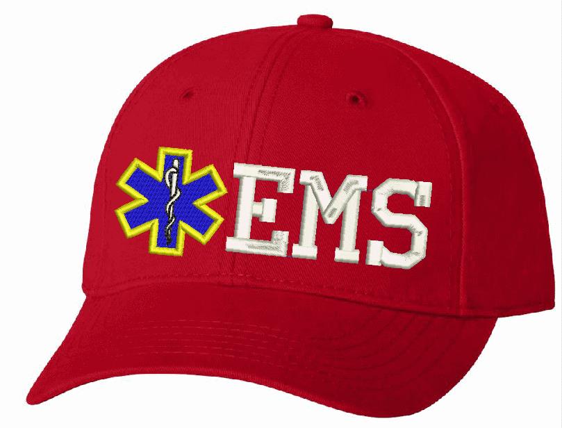 Adjustable EMS With Star Embroidered Hat Design - Powercall Sirens LLC