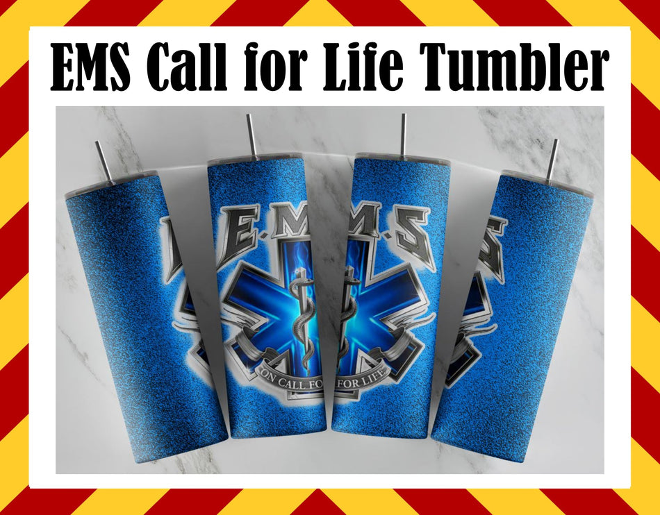 Stainless Steel Cup - EMS Call for Life Design Hot/Cold Cup