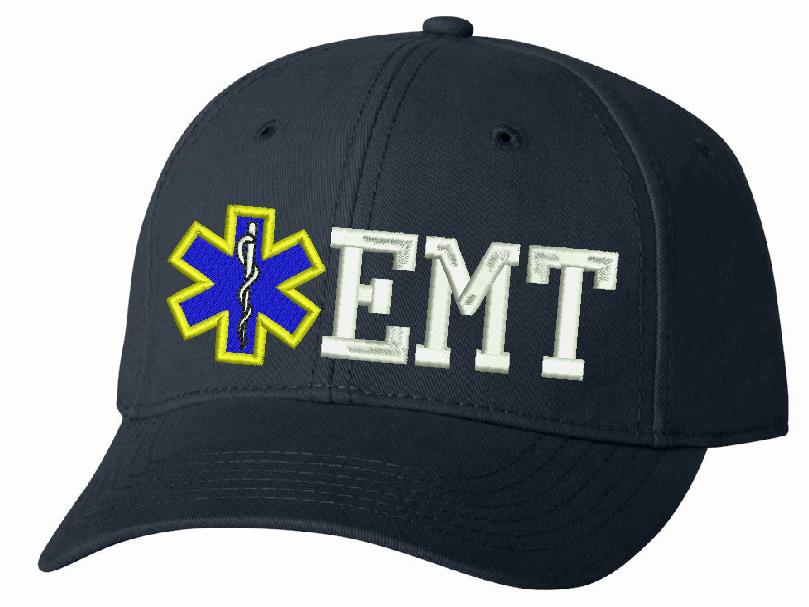 Adjustable EMT With Star Embroidered Hat Design: