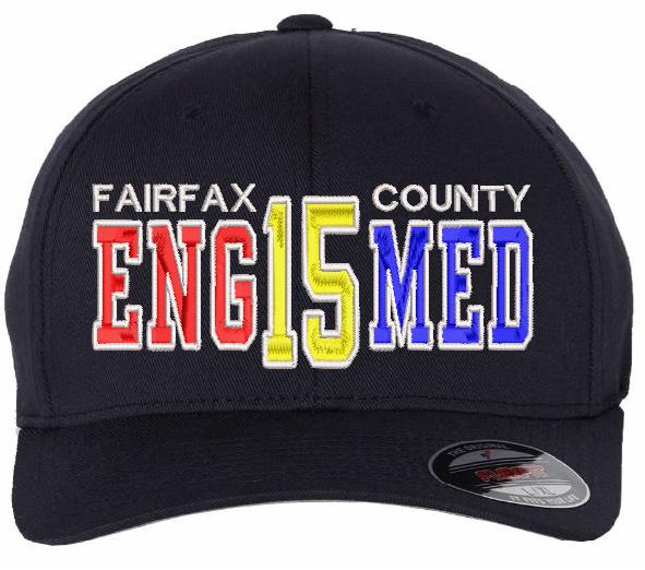 Fairfax County Eng15Med Embroidered Hat - Powercall Sirens LLC