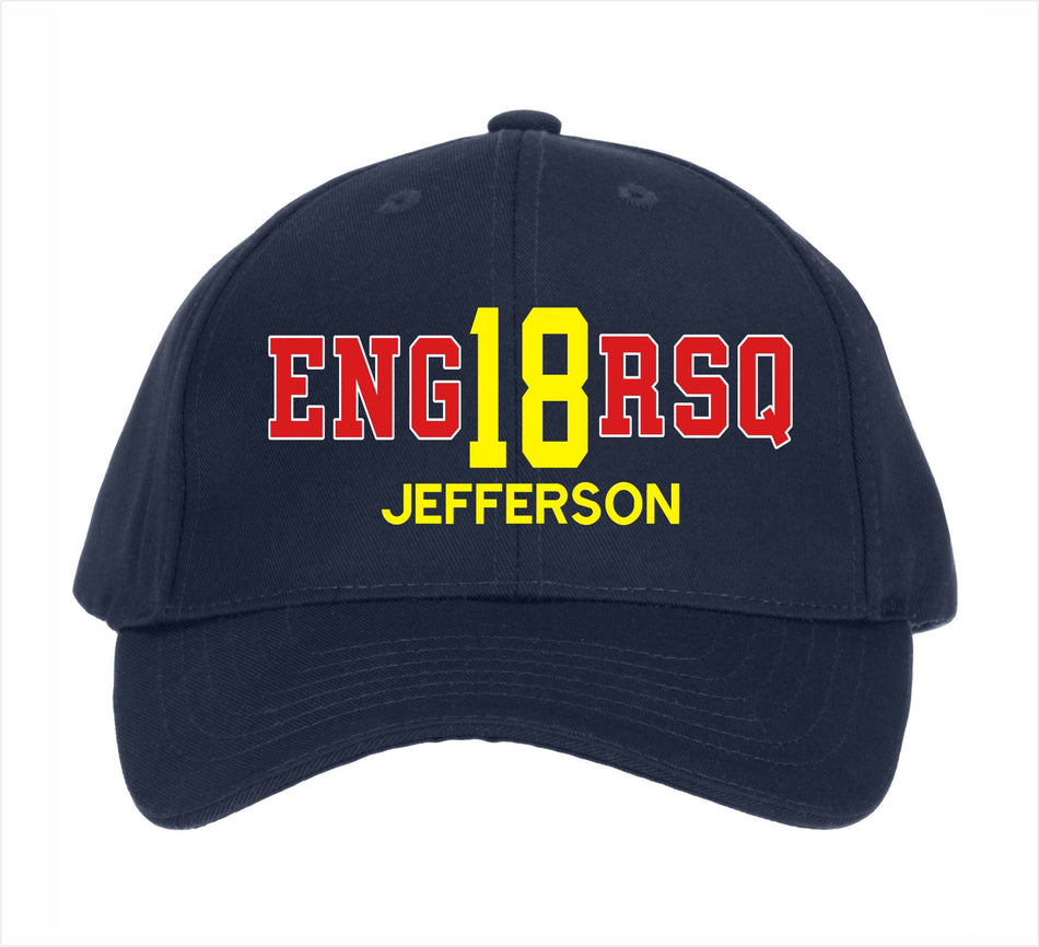 Eng18Rsq Jefferson Embroidered Hat