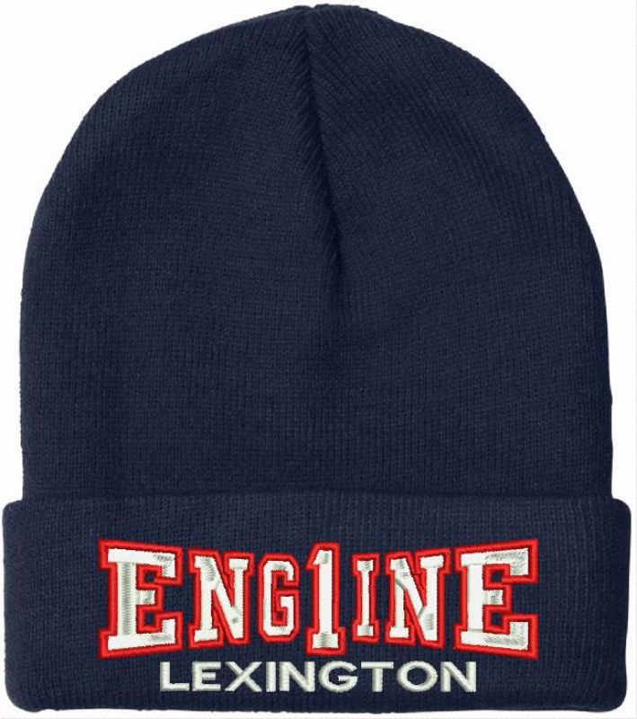 Engine 13 Hat Engine 1 Lexington Embroidered Winter Hat – Powercall Sirens LLC