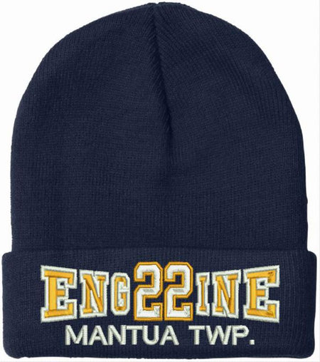 11 Badge (Red/white) Embroidered Winter Hat