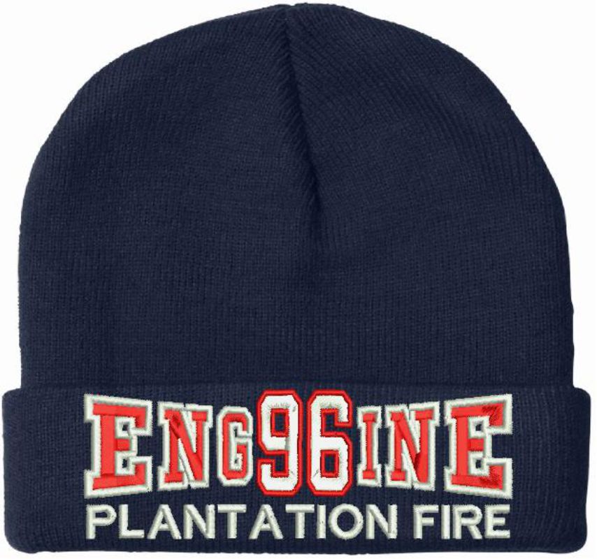 11 Badge (Red/white) Embroidered Winter Hat