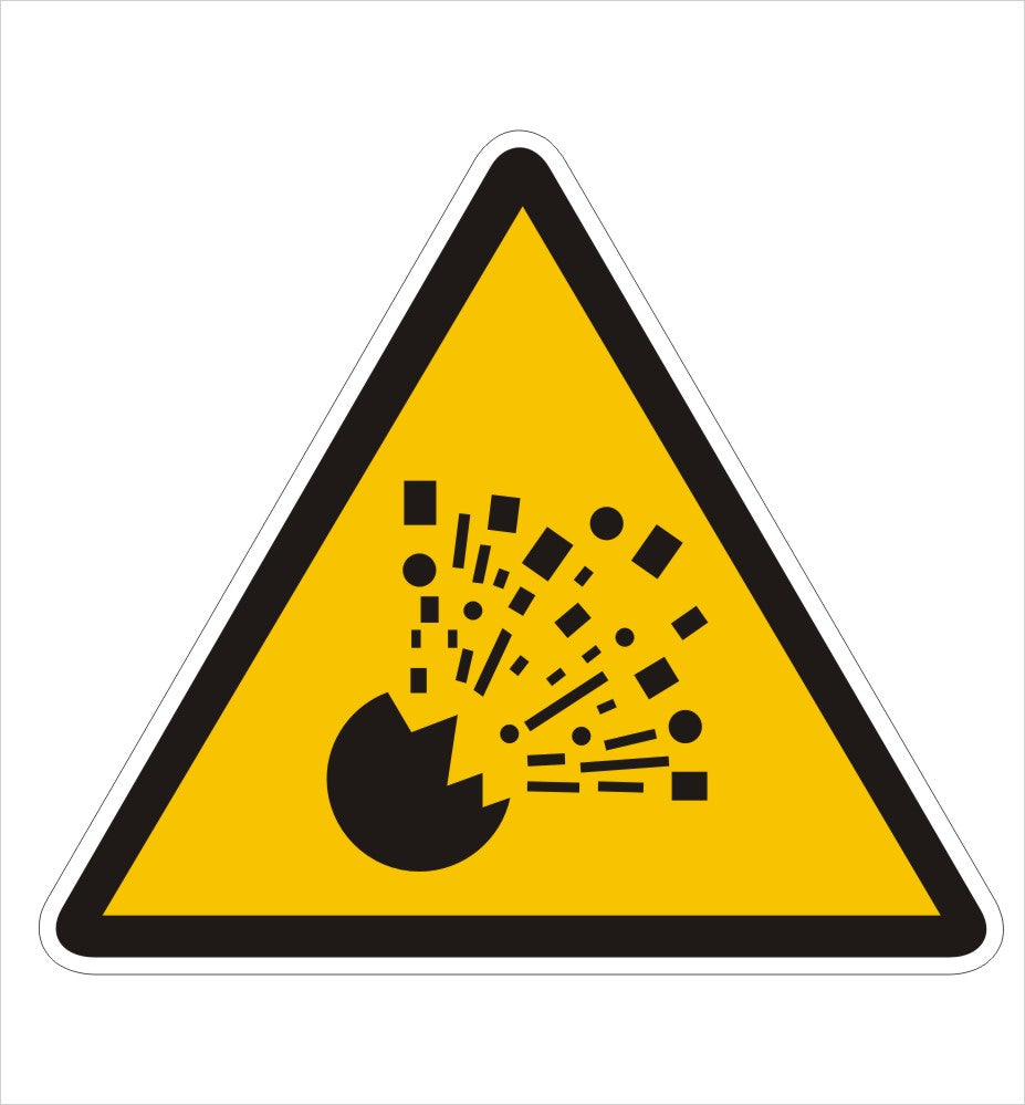 Explosion Risk Warning Decal