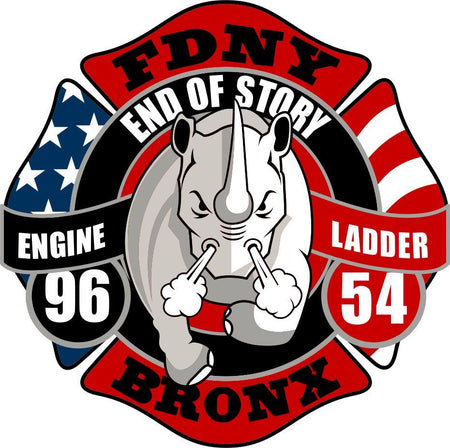 Engine 96 Ladder 54 Customer Decal - Powercall Sirens LLC