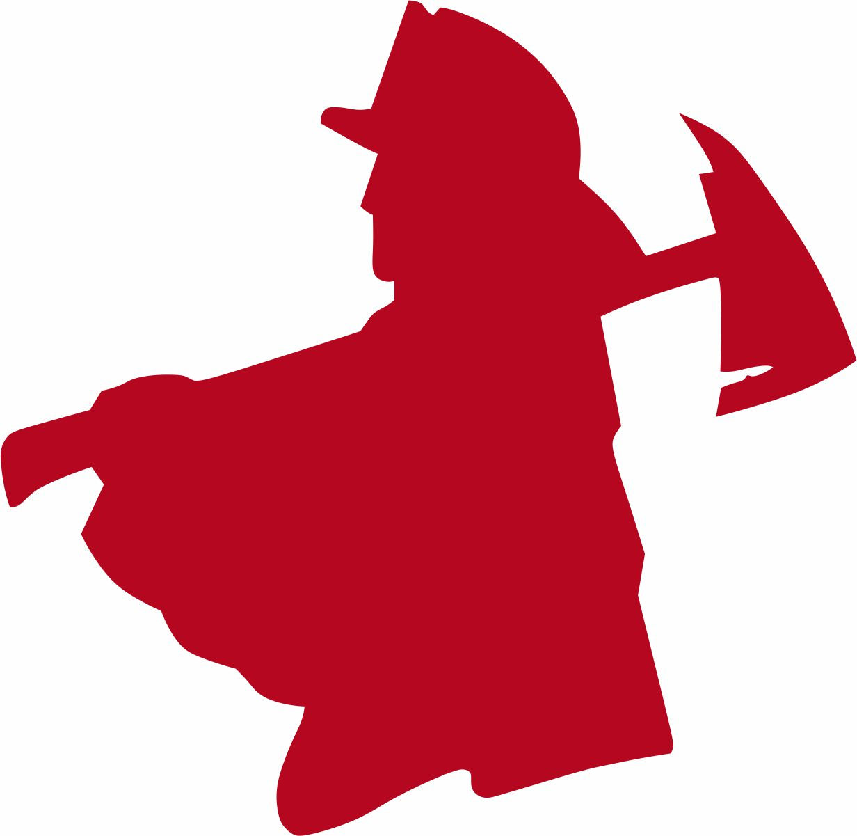 Firefighter Silhouette Decal - Powercall Sirens LLC