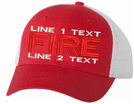 Trucker VC400 Adjustable Fire Style Hat - Powercall Sirens LLC