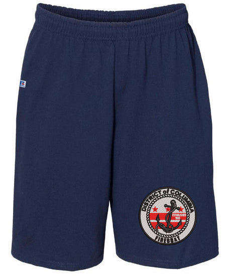 DCFD Fire Boat Embroidered Fleece Shorts - Powercall Sirens LLC