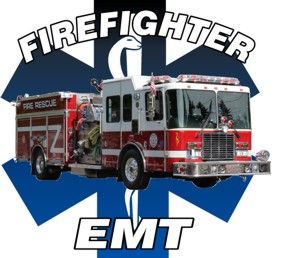 Firefighter EMT Engine/Star Decal - Powercall Sirens LLC