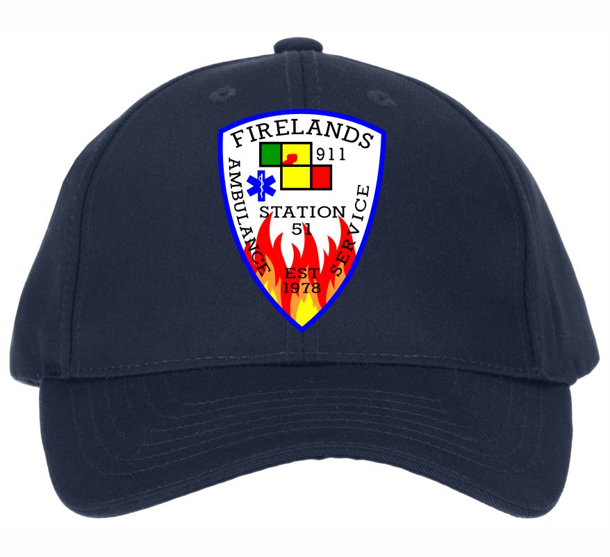 Roanoke Fire Custom embroidered hat design 102517