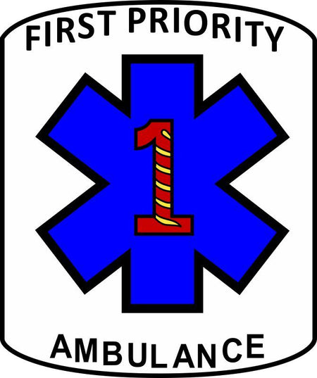 First Priority Ambulance Customer Decal - Powercall Sirens LLC