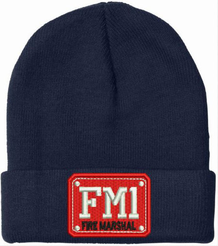 11 Badge (Red/white) Embroidered Winter Hat