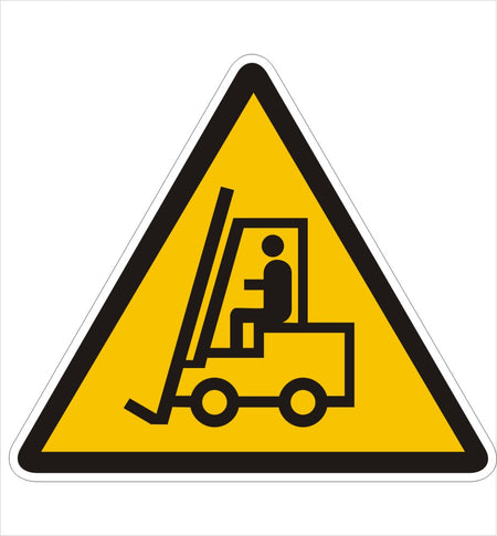 Forklift Traffic Area Warning Decal