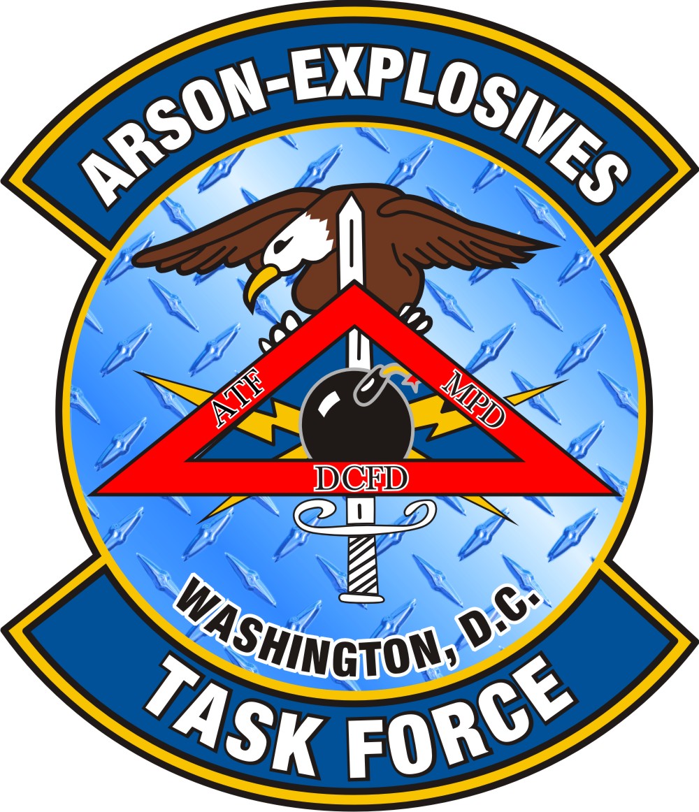 DC Arson Explosive Diamond Plate Customer Decal
