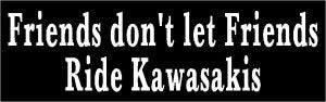 Ride A Kawasaki Expression Decal