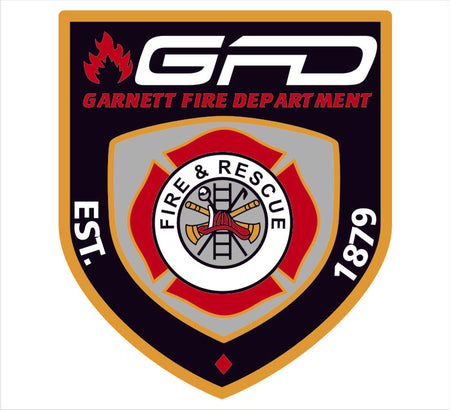 Garnett Fire Dept Customer Decal