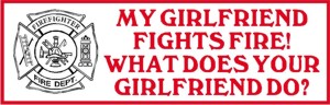 Girlfriend Fights Fire... Expression Decal