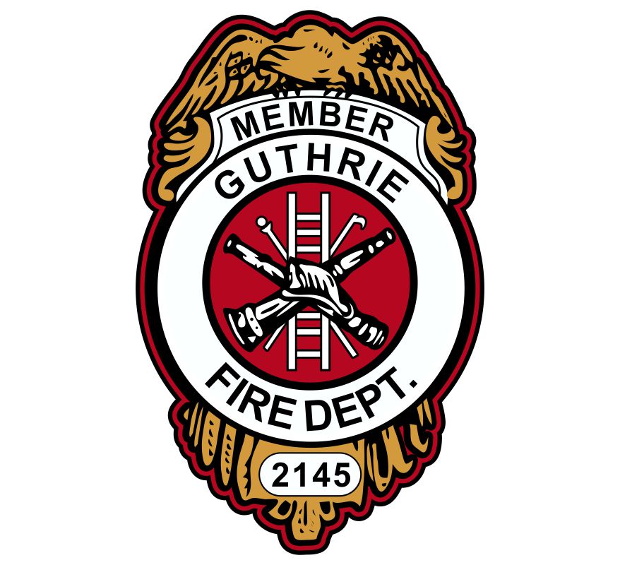 Guthrie Fire Dept Customer Decal 