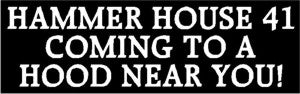 Hammer House 41 Decal 021520101