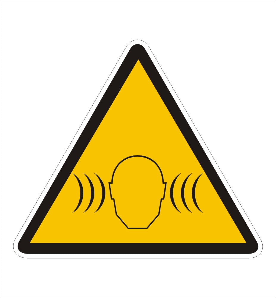 Loud Noise Warning Decal