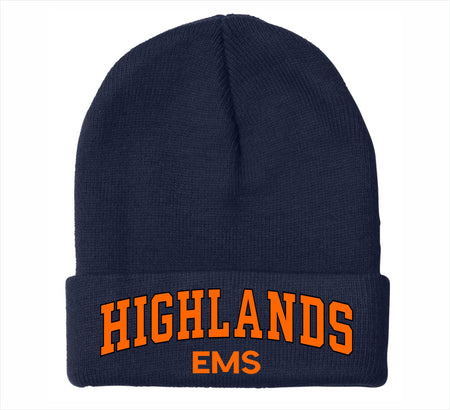 Highlands EMS Customer Embroidered Winter hat